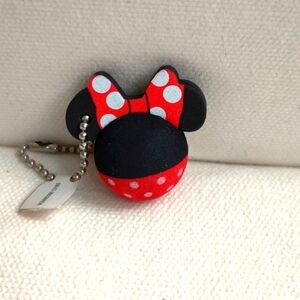 Disney Minnie Mouse Foam Mini Keychain New with Tag